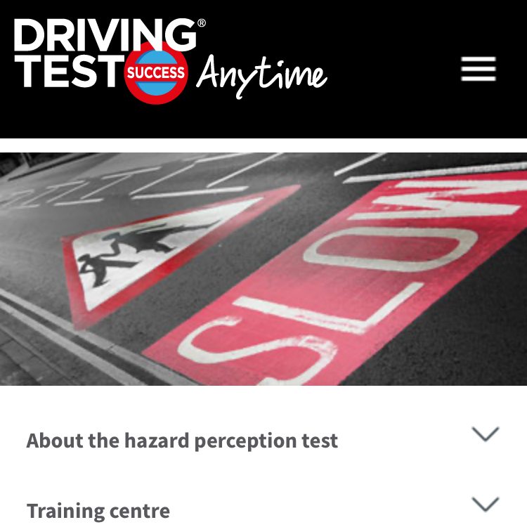 Theory test training dots